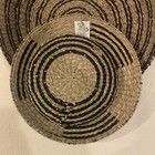 Hyakuoku Basket Wall Decor  Seagrass Wall Baskets Set Of 3  Wall Basket Decor