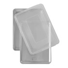 Nordic Ware Naturals Aluminum Baking Sheet Set 3pc 2 Half Sheets 1 Storage Lid