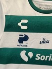 Club Santos Laguna Kids Xl 12 13 Soccer Jersey Charly Authentic Green White