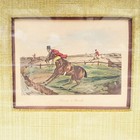Read  facing A Brook  Henry Thomas Alken Framed Print Hunt Equestrian Horse Art 