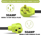 Welder Plug Adapter nema 14-50p To Nema 6-50r 4 Prong To 3 Ponng 50 Amp Welder P