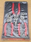 New Snap On Pl344bcf  - 3 Pc  4  Long Talon Grip Slip Joint Soft Grip Pliers Set