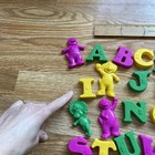 1997 Barney   Friends Magnetic Letters Abc Alphabet Set Bj Baby Bop Missing H   