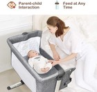 Baby Bedside Crib Portable Travel Sleeper Bed Side Bassinet W carrying Bag