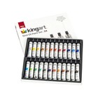 Kingart Pro 24 Count 12ml Oil Paint Set 524-24 New In Stock