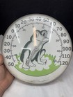 Vintage Frog 12    Original Jumbo Dial Ohio Thermometer