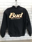 Vtg Dale Earnhardt Jr Nascar Bud Racing  8 Jacket Sz Xl Black Jh Design Patches