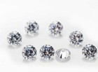 2 10 Mm Round White Cubic Zirconia Cz Loose Gemstone Brilliant Cut High Quality