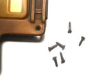 Vintage  Rca 9t  Tombstone    Brass Faceplate W  Plastic Viewer   Orig Screws