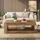 Rectangle Coffee Table 47 24   Modern 2-tier Accent Center Table For Living Room
