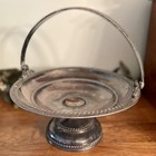 Antique Simpson Hall Miller Co  Quadruple Silver Plate Pedestal Compote