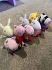 Peppa Pig Ty Beanie Babies Plush Set 6  Stuffed Lot