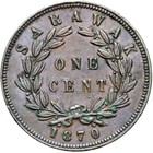 Sarawak - Charles Brooke Rajah - 1 One Cent 1870 - Rare - Condition 