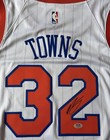 Karl Anthony Towns Signed Autographed New York Knicks Jersey Psa Dna Coa Kat