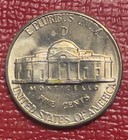 1943 D 35  Silver Jefferson    war    Nickel  Uncirculated  Full Steps 