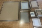 7 Vintage Picture Frames- Gold silver Tone  Brass  Wood  Metal - 11x14to 2 5x3 5