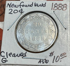 New Foundland 1888 Cents - 1888 Twenty Cents 20 Cents
