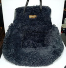 New Pelsbarn Dog Car Bed Medium Dark Grey Plush Travel Bed Save When You Buy 2