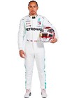 Lewis Hamilton 2019 Model Petronas Mercedes F1 Race Suit Go Kart Racing Suit