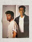 Wham 1985 George Michael Swedish Poster Magazine Okej 1980s Vintage Rare