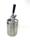 64oz Pressurized Mini Beer Keg Growler Stainless Steel Dispenser 2l   Tap Faucet