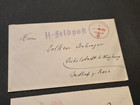 Nazi Germany Soldiers Feldpost  B-day Card Letter Cover Envelope Third Reich Ww2