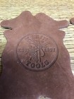  2  Vintage Klein Tools Leather Racing Coasters   98029