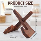 6 Pcs Cookbook Stand For Kitchen Recipe Holder Wooden Plate Picture For Display