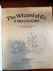 1985 Random House Wizard Of Oz Coloring Book