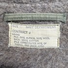 Wwii Us Navy N-1 Deck Jacket Alpaca Lined Od Green Parka Vintage