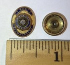 10k Gold American Legion Past Commander Pin With Diamond