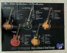 Bb King - lucille Plays The Blues   1993 Gibson Poster 24  X 18 -w  Es Guitars