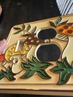 Vintage 1970s Merry Mushroom  Outlet Plate Cover Retro Kitchen Light Switch