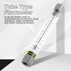 Flow Meter  0 5-5 Gpm 1 8-18 Lpm Tube Type Flow Meter For Gas Liquid Pipeline Fl