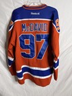 Connor Mcdavid Edmonton Oilers Reebok Hockey Jersey Nhl Size 56 Orange Blue