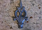 Cast Iron  Iron  Spear  Finial  Ornamental Fence Topper  Fleur De Lis Finial