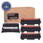 Tn830xl High Yield Toner Use With Brother 830 Hl-l2460dw Mfc-l2820dw L2760dw Lot