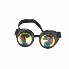 New Kaleidoscope Goggles Steampunk Rave Glasses Rainbow Christmas C f goggle Id-