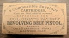 Paper Cartridge Box   36 Caliber With Cap Storage