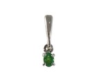 Antique 19thc Alexandrite   Sterling Silver Pendant Natural Color-change Genuine