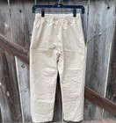 Fear Of God Essentials Kids Twill Lounge Pants Khaki Beige Tan Size 10