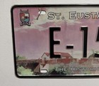 2018 St  Eustatius The Historic Gem License Plate    E-153