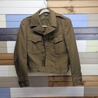 1946 Dated Us Army Ike Jacket 34r Ww2 Wwii Uniform Vintage Olive Green