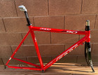 Felt F90 Frameset 56cm Red Carbon Fork Aluminum Road Bike Frame Superlite Rim