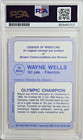 1990 Banach Legends Of Wrestling  22 Wayne Wells Signed Card Autograph Psa dna