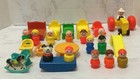 Large Lot Vintage Fisher Price Little People Furniture Accessories