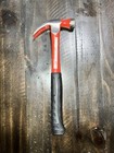 Snap-on Tools 16 Oz  Red Soft Grip Claw Hammer - Hclsb16 - Shows Some Wear
