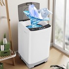 2 In 1 Full-automatic Washing Machine 15 6lbs Portable Compact Laundry Washer Us