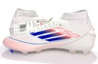 Adidas F50 League Mid Fg Soccer Cleats White Blue Id9190 Womens 7