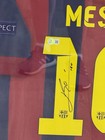 Lionel Messi Signed Jersey Framed Barcelona Beckett 235